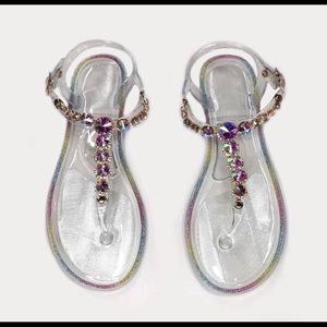 Brand New Clear Jelly Sandals